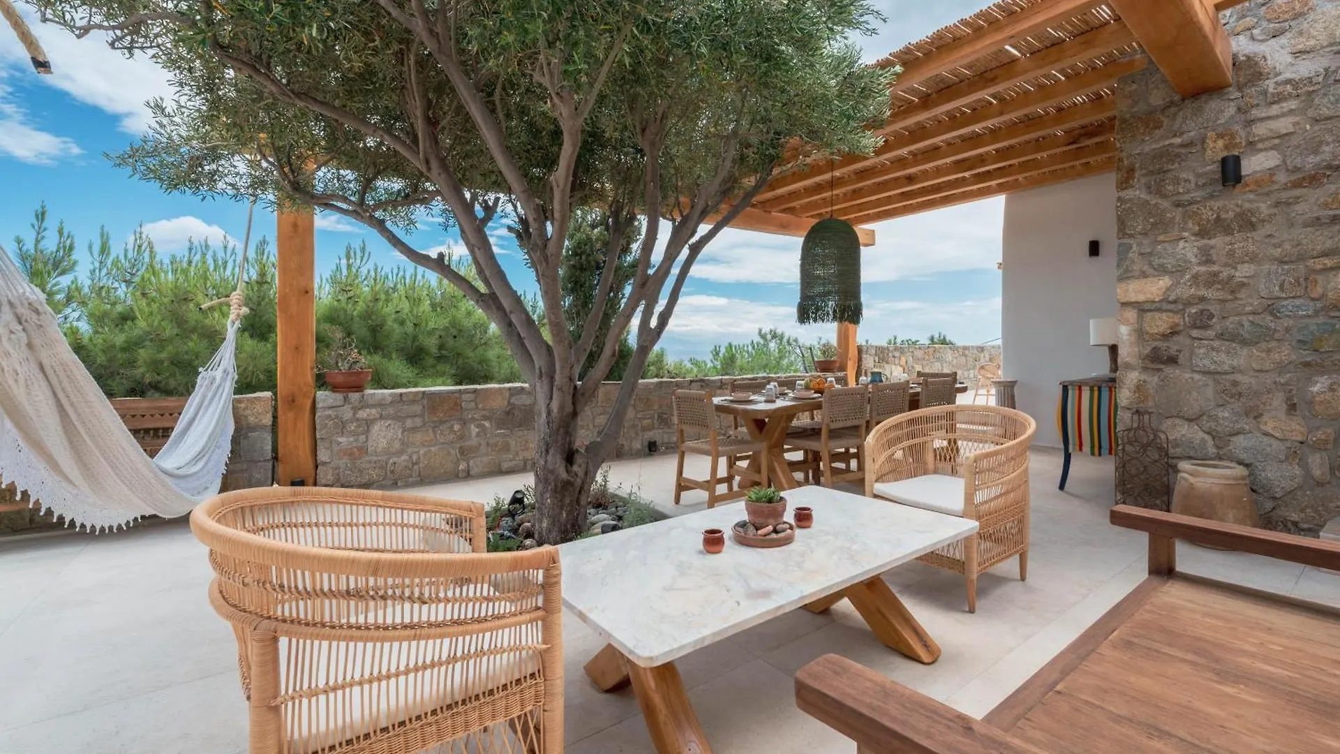 Nomade Villa 4 Bd In Psarou Mykonos Town Yunanistan