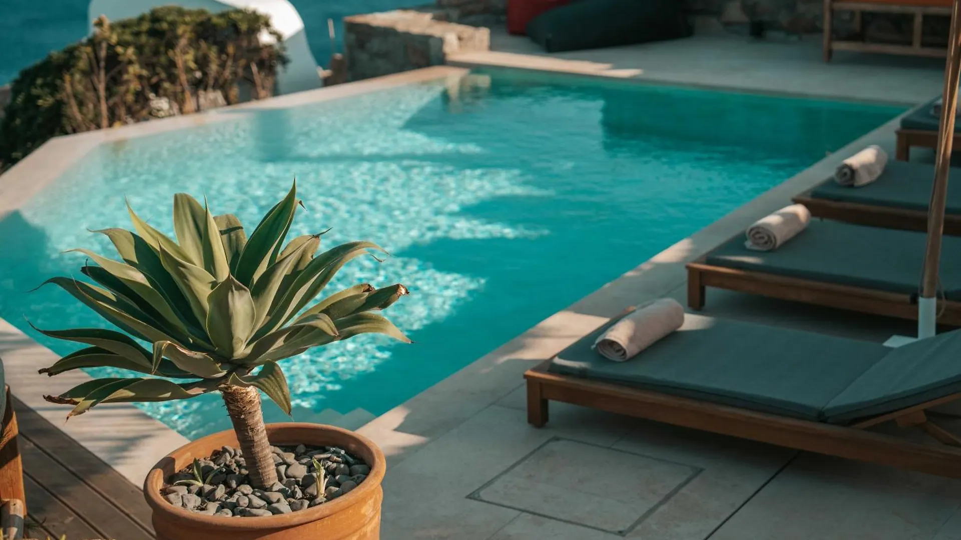 Nomade Villa 4 Bd In Psarou Mykonos Town Yunanistan