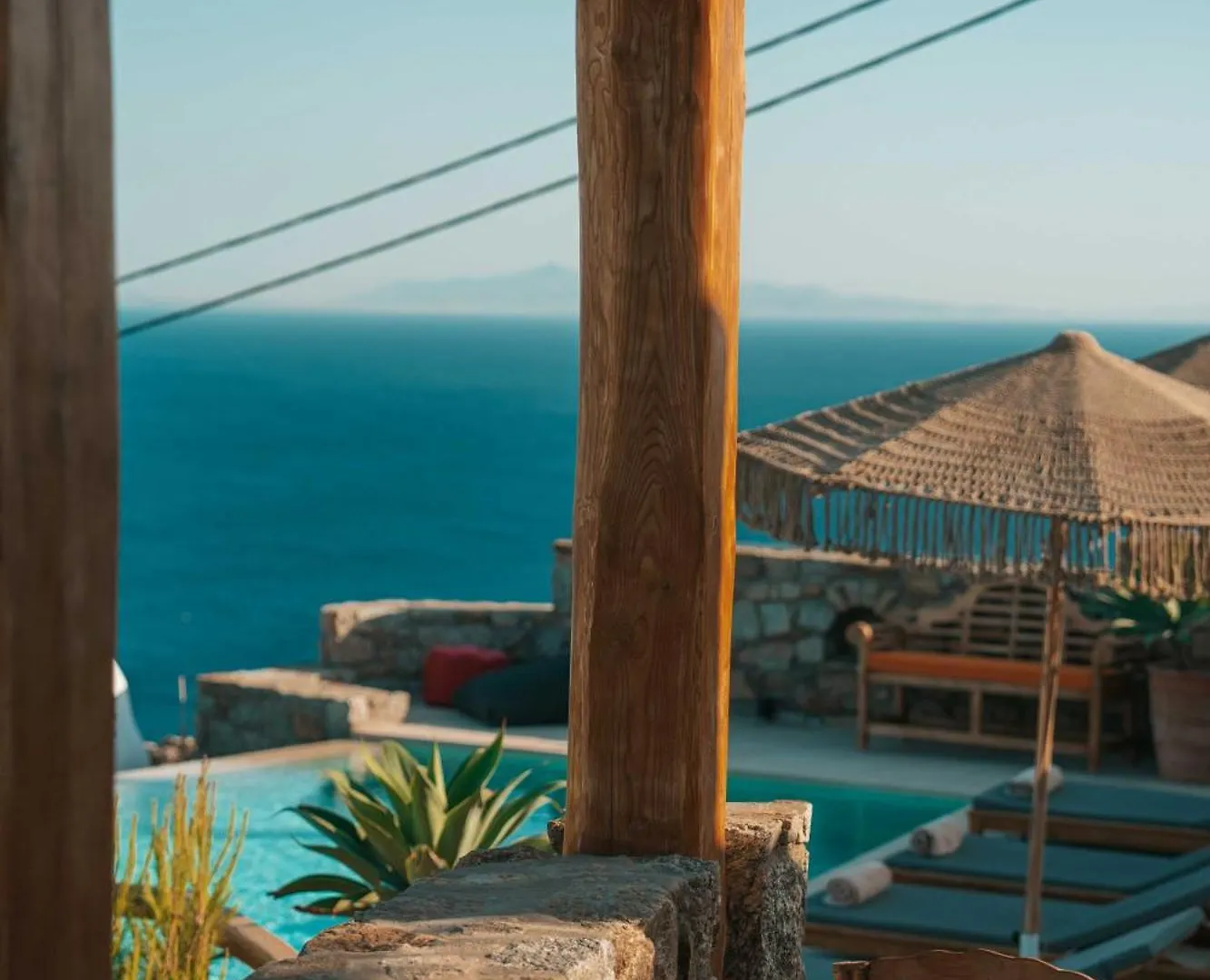 Nomade Villa 4 Bd In Psarou Mykonos Town Yunanistan